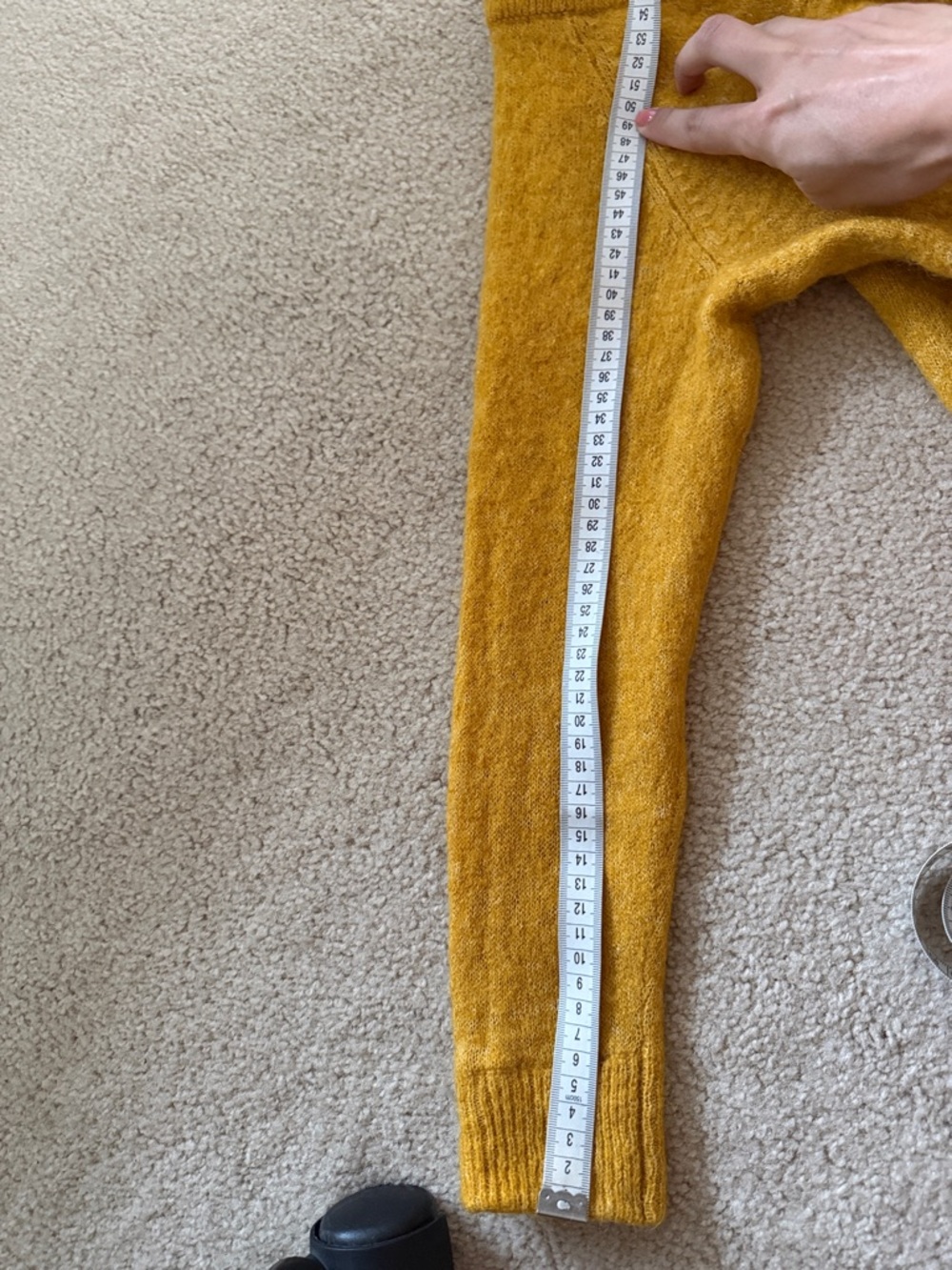 Beautiful Selected femme sweater in yellow mustard color - Picture 9 of 9
